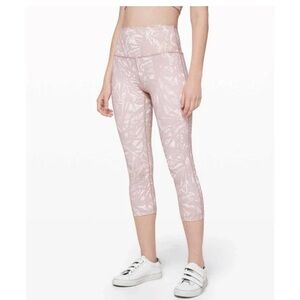 lululemon athletica Pink Patterned Leggings